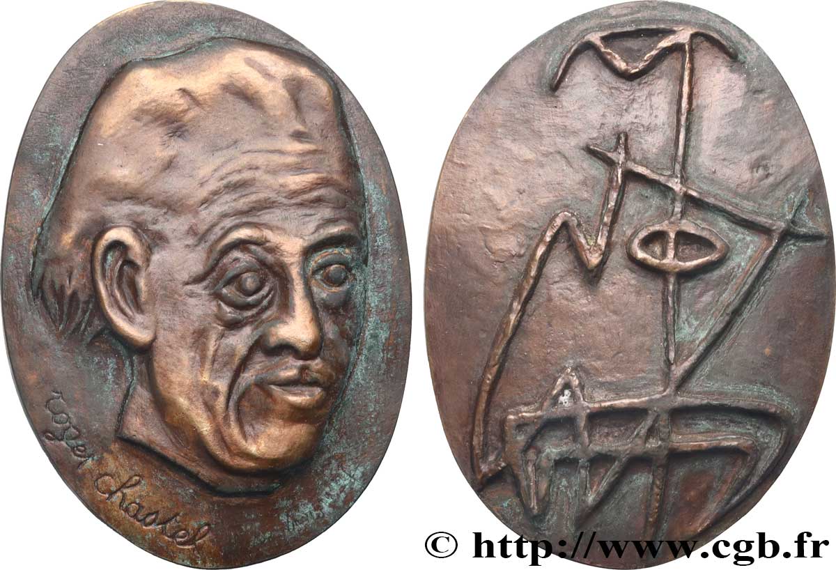 ARTISTS : MUSICIANS, PAINTERS, SCULPTORS Médaille, Roger Chastel, n°1 AU