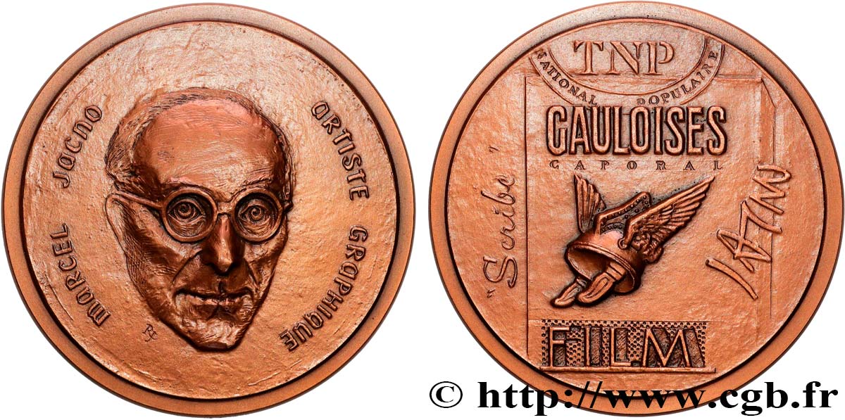 ARTISTS : MUSICIANS, PAINTERS, SCULPTORS Médaille, Marcel Jacno, n°1 AU