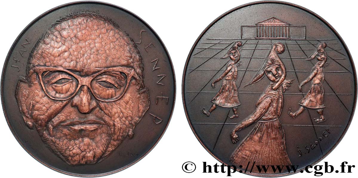 ARTISTES : GRAVEURS, PEINTRES, SCULPTEURS Médaille, Jean Sennep, n°2 SUP