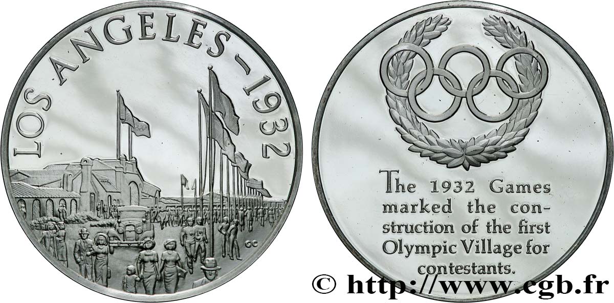 JEUX OLYMPIQUES Médaille, Jeux olympiques de Los Angeles 1932 Prueba