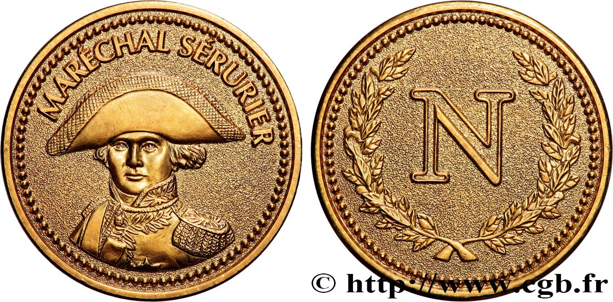 PREMIER EMPIRE Médaille, Maréchal Sérurier SPL