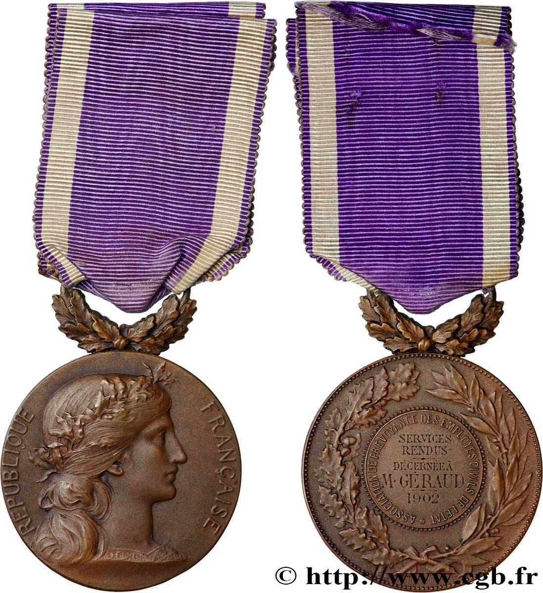 ASSURANCES Médaille, Association de prévoyance des employés civils de l’État SUP