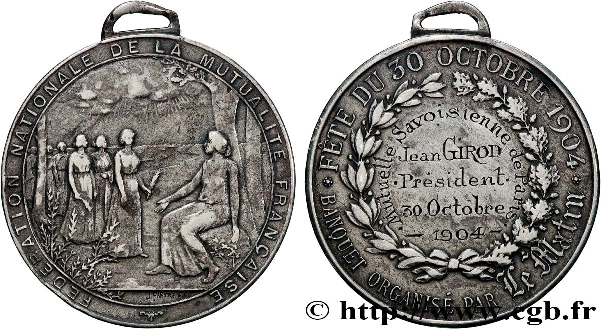 LES ASSURANCES Médaille, Fédération nationale de mutualité, Mutuelle Savoisienne MBC