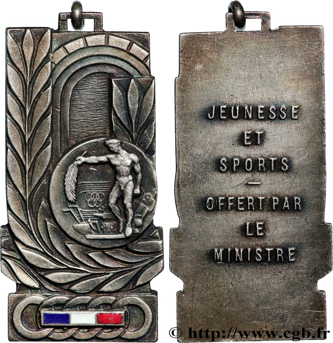 Médaille En Bronze - Offert Par Le Ministre De L'Éducation Physique - Par MEY