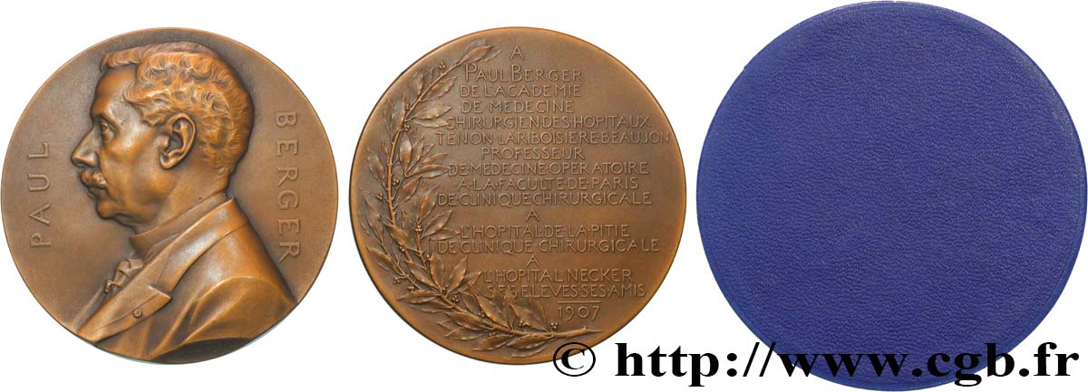 SCIENCES & SCIENTIFIQUES Médaille, Paul Berger EBC