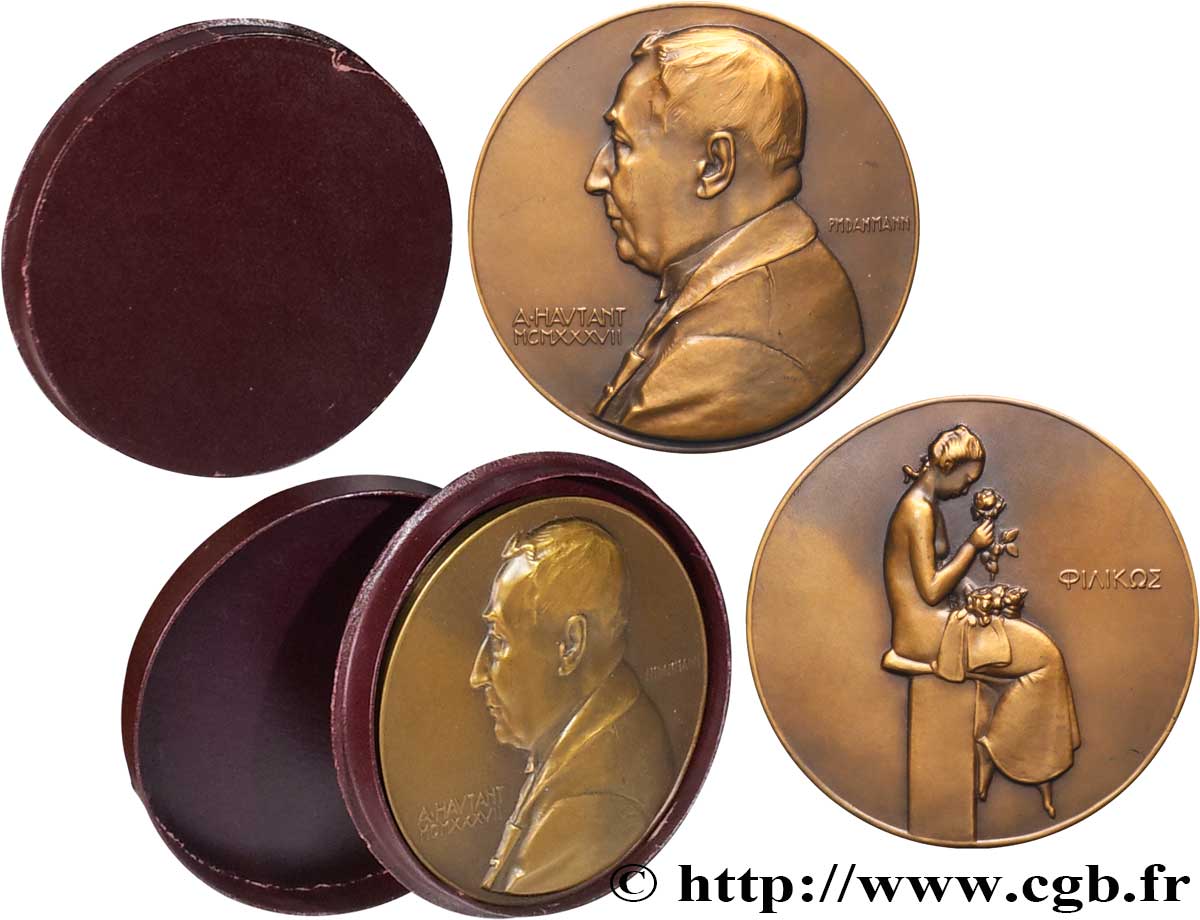 SCIENCES & SCIENTIFIQUES Médaille, Albert Hautant EBC