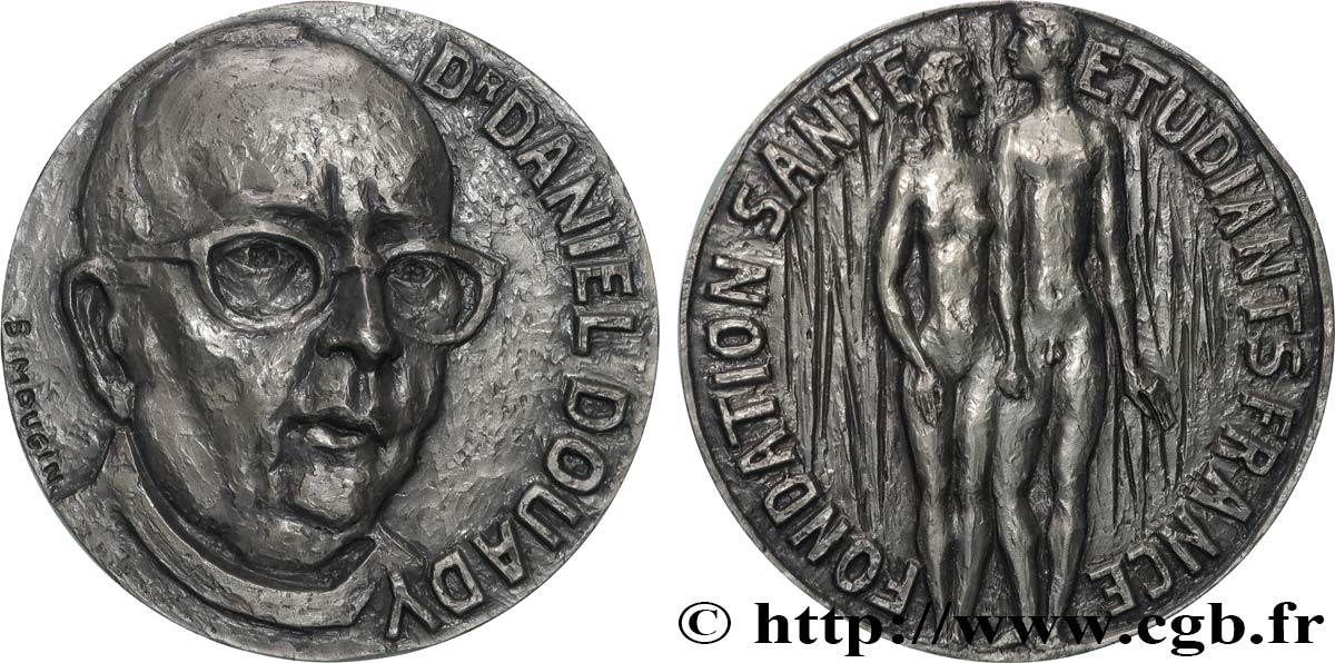 CINQUIÈME RÉPUBLIQUE Médaille, Daniel Douady SUP