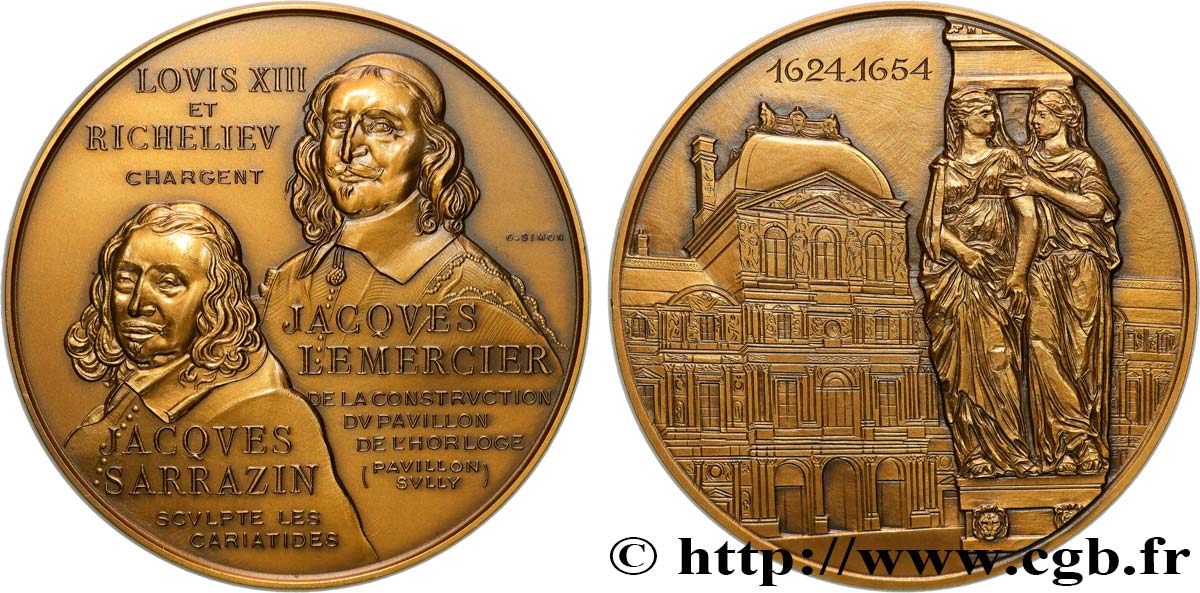 BUILDINGS AND HISTORY Médaille, Jacques Lemercier et Jacques Sarrazin AU