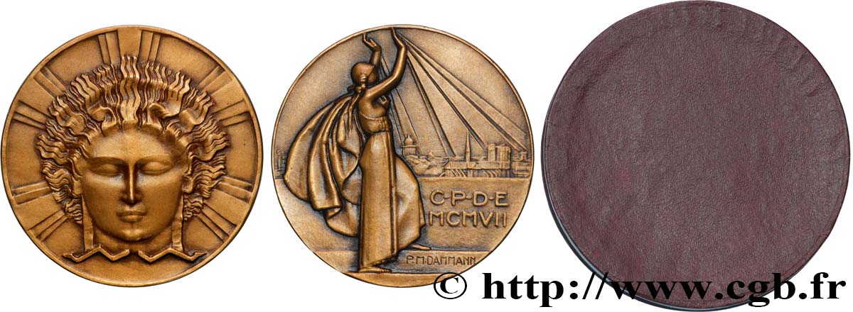 TERZA REPUBBLICA FRANCESE Médaille, l’Électricité et Paris SPL