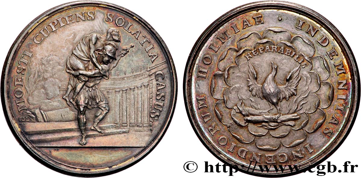 ASSURANCES Médaille de récompense, Stockholms stads Brandförsäkrings kontor SUP