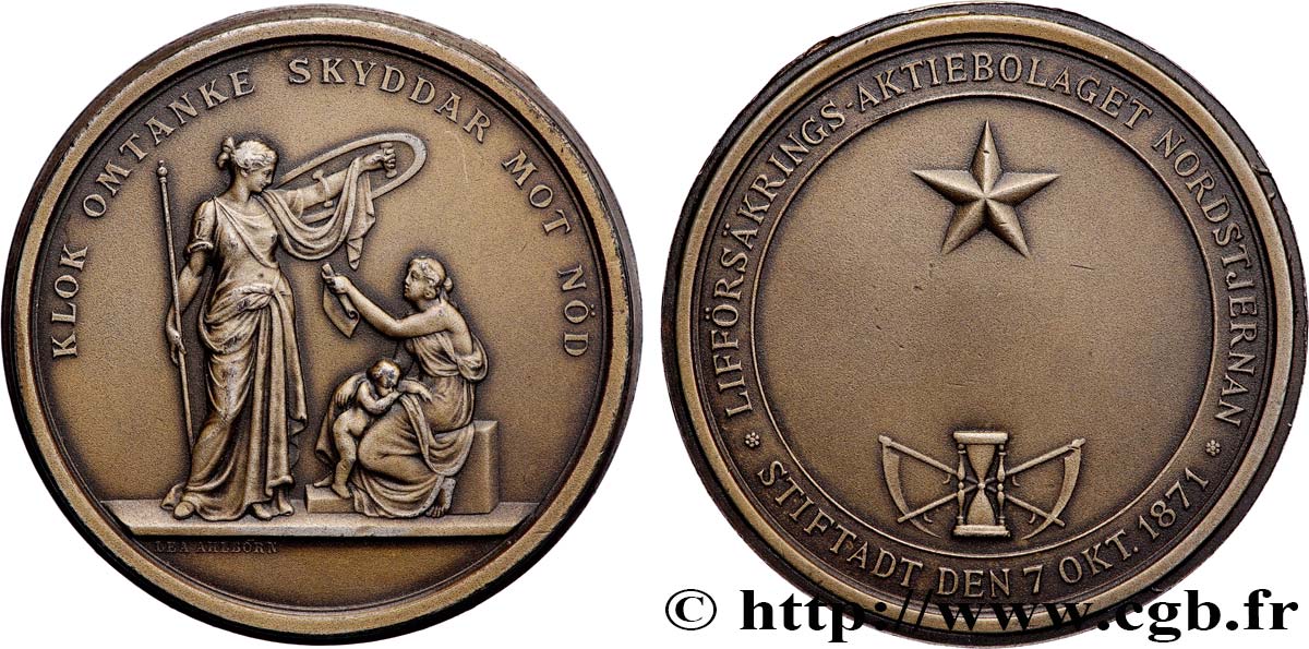 LES ASSURANCES Médaille de récompense, Nordstjernan VZ