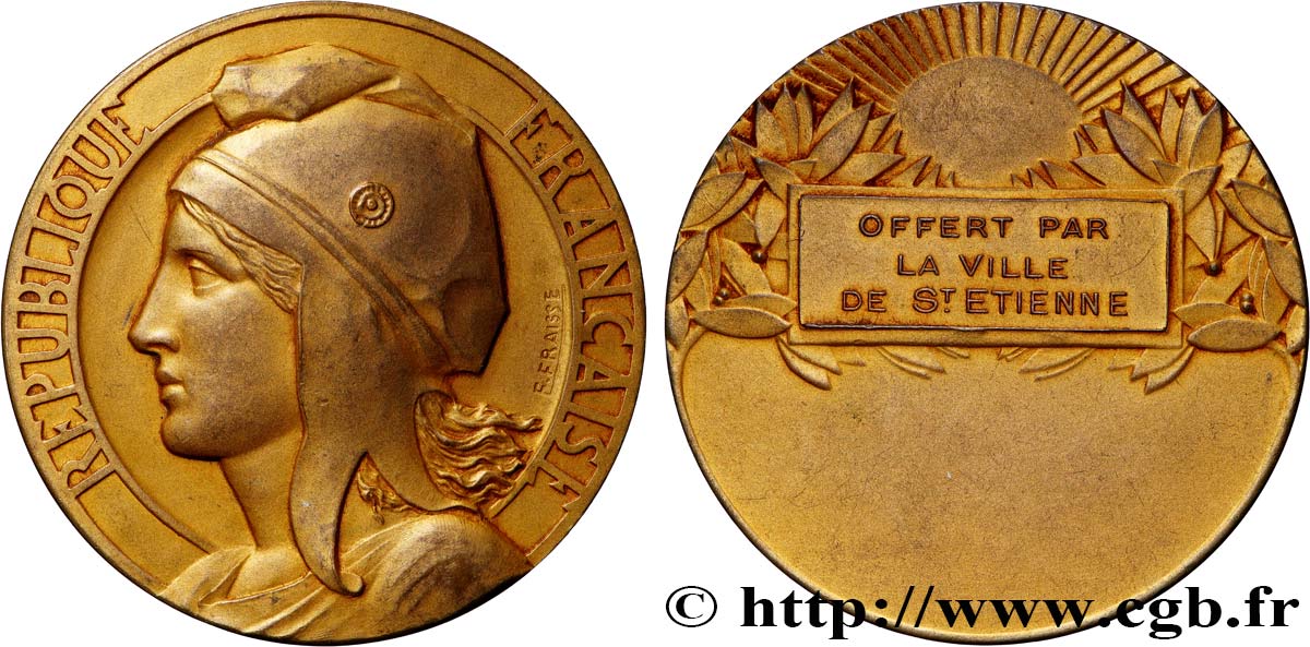 PRIX ET RÉCOMPENSES Médaille, Offerte par la ville AU