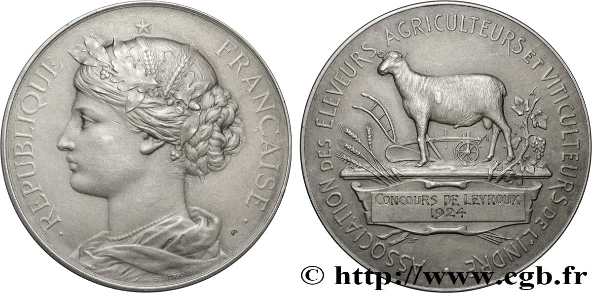 TROISIÈME RÉPUBLIQUE Médaille, Concours SUP