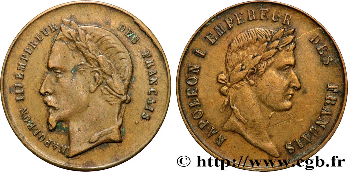 SECOND EMPIRE Médaillette commémorative AU