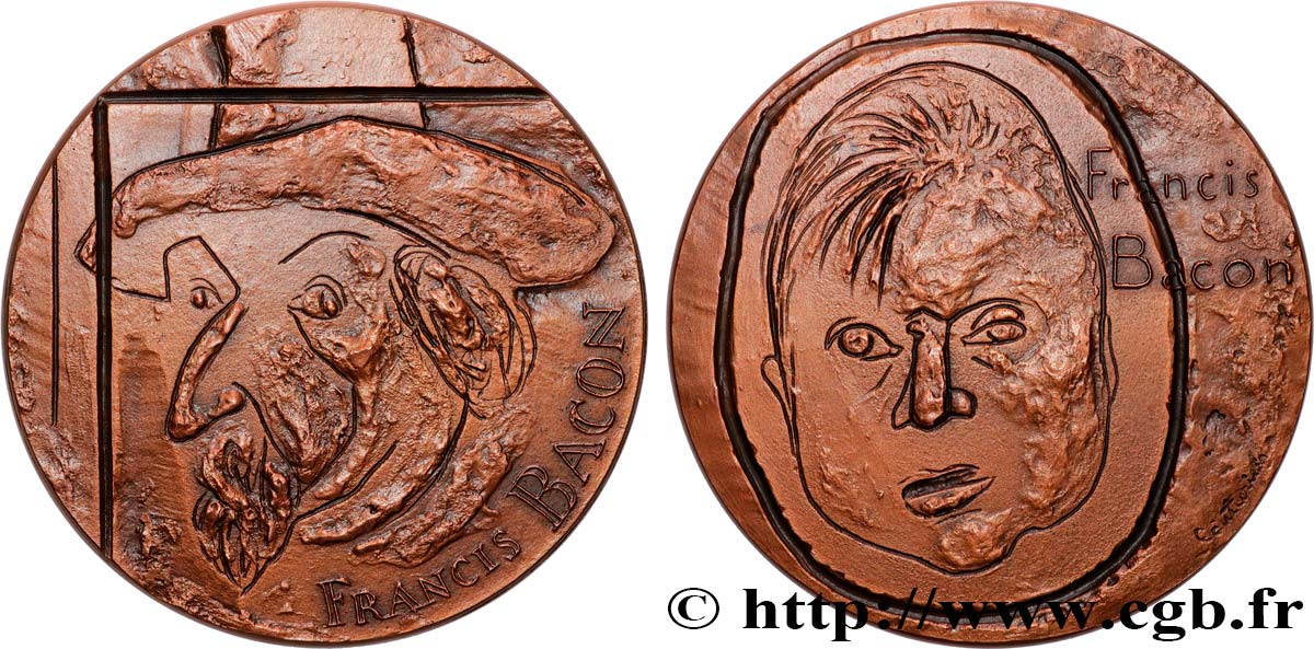 SCIENCES & SCIENTIFIQUES Médaille, Francis Bacon, n°101 EBC