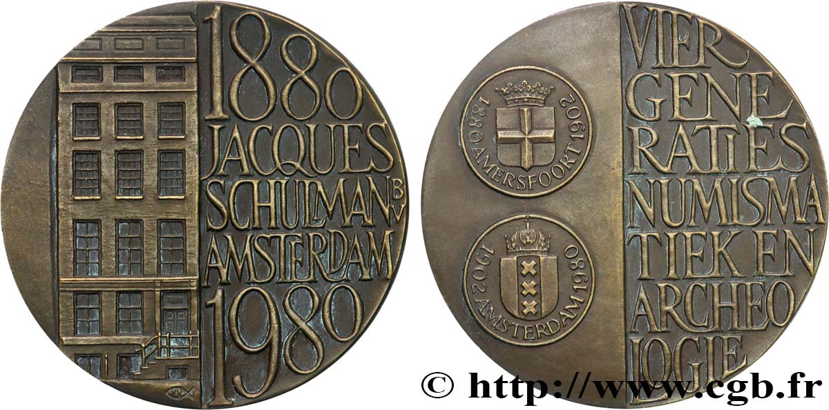 NETHERLANDS Médaille, Jacques Schulman BV XF