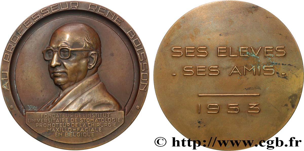 SCIENCES & SCIENTIFIQUES Médaille, Professeur René Boisson SS