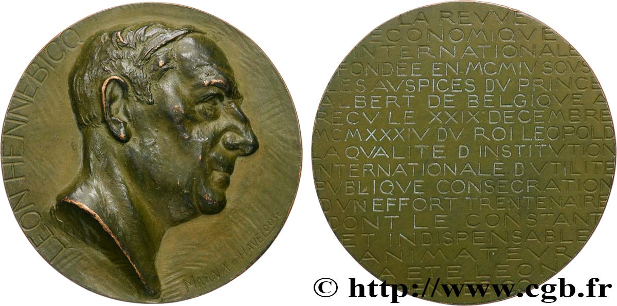 LITERATURE : WRITERS - POETS Médaille, Léon Hennebicq SPL