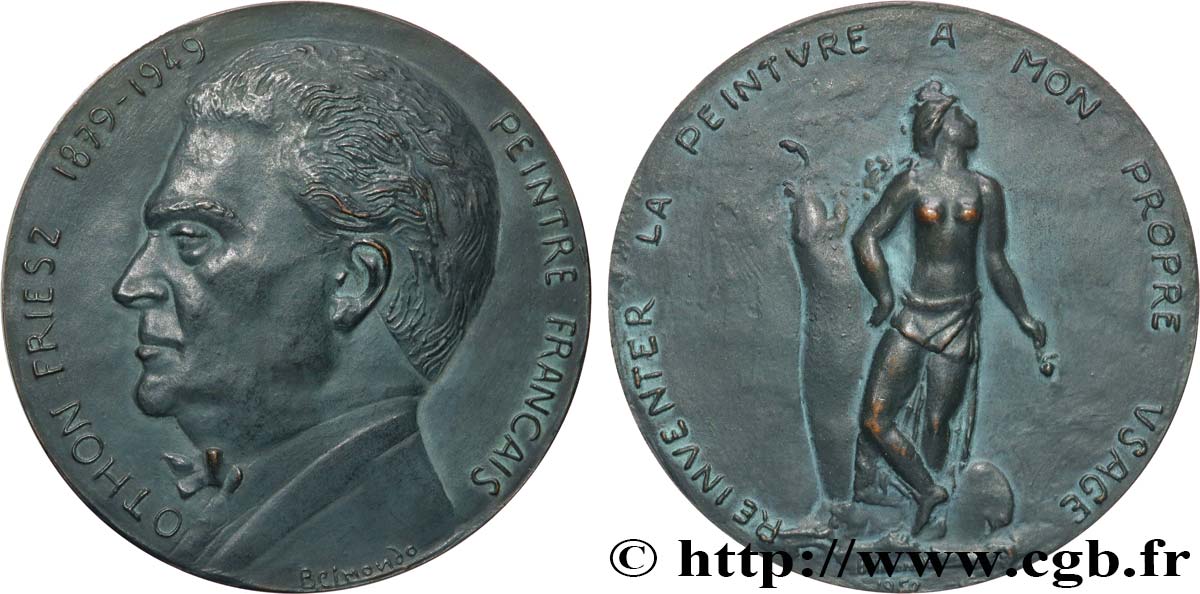 ARTISTS : MUSICIANS, PAINTERS, SCULPTORS Médaille, Othon Friesz AU