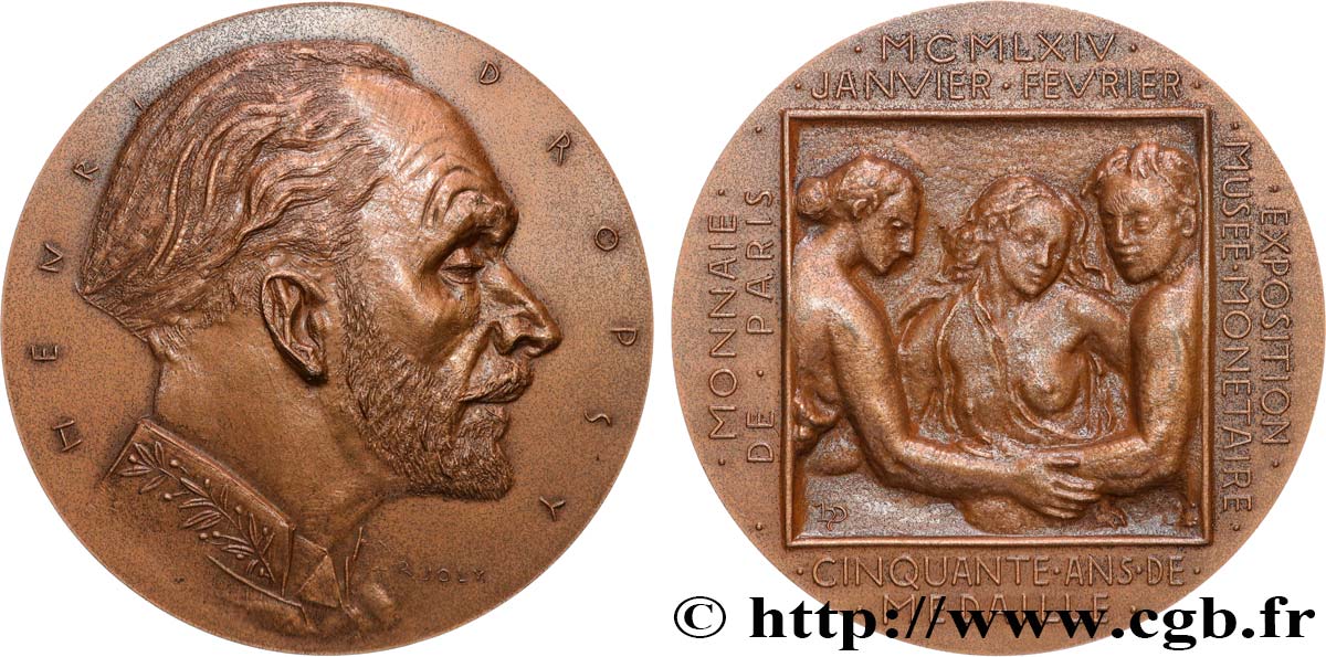 ARTISTES : GRAVEURS, PEINTRES, SCULPTEURS Médaille, Exposition d’Henri Dropsy, n°143 SUP