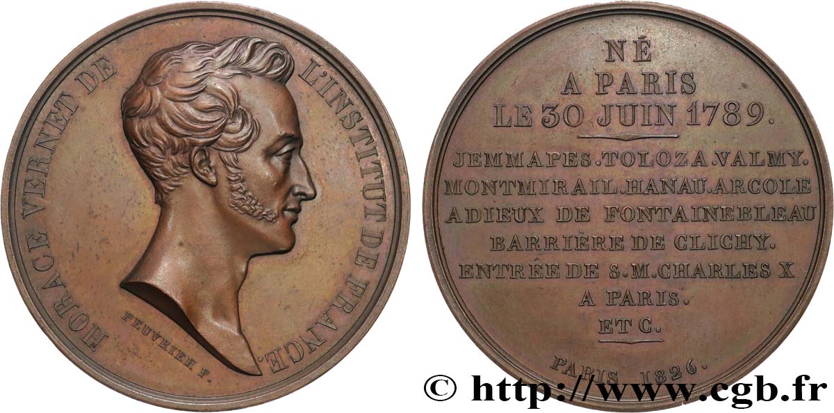 PREMIER EMPIRE Médaille, Horace Vernet SUP