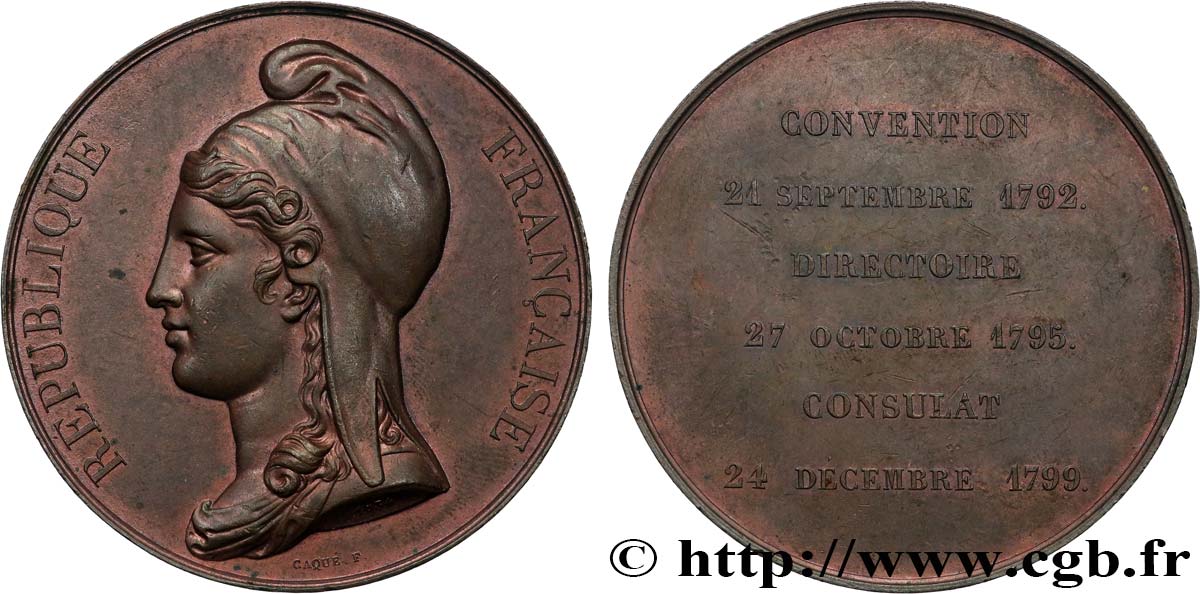 LOUIS-PHILIPPE I Médaille, Convention, Directoire et Consulat XF