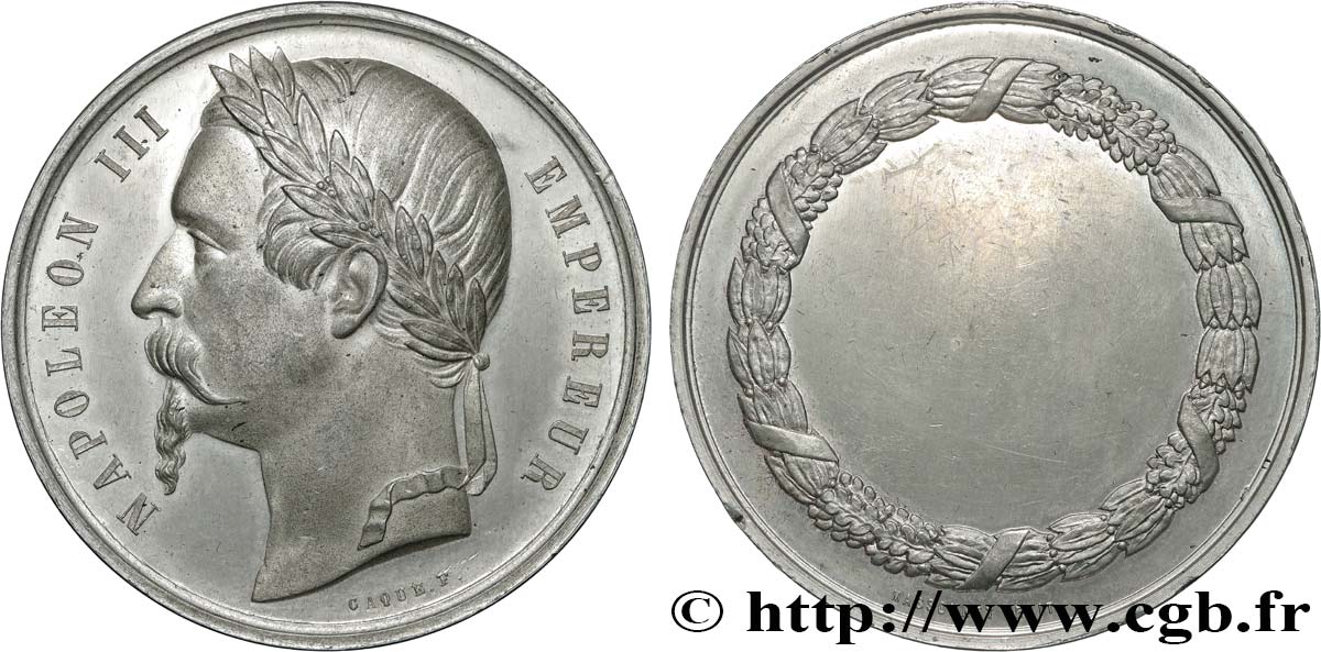 SECOND EMPIRE Médaille, Napoléon III TTB+