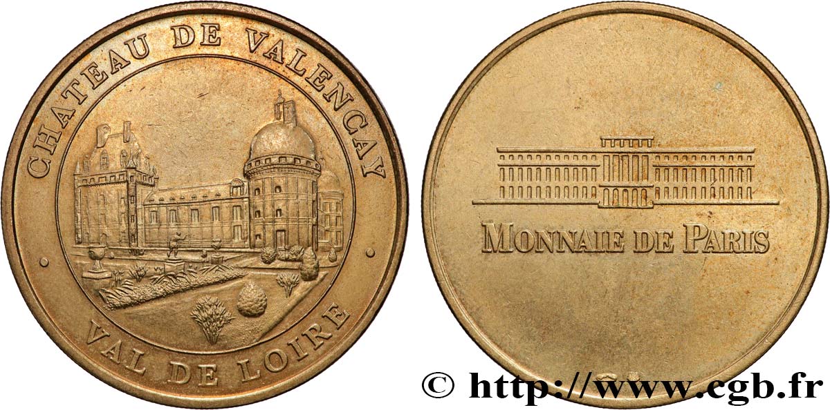 MÉDAILLES TOURISTIQUES Médaille touristique, Chateau de Valencay TTB+
