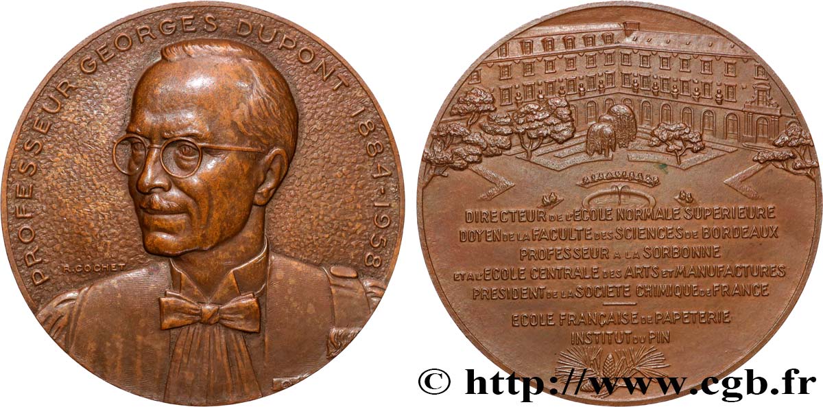 SCIENCES & SCIENTIFIQUES Médaille, Georges Dupont AU/AU