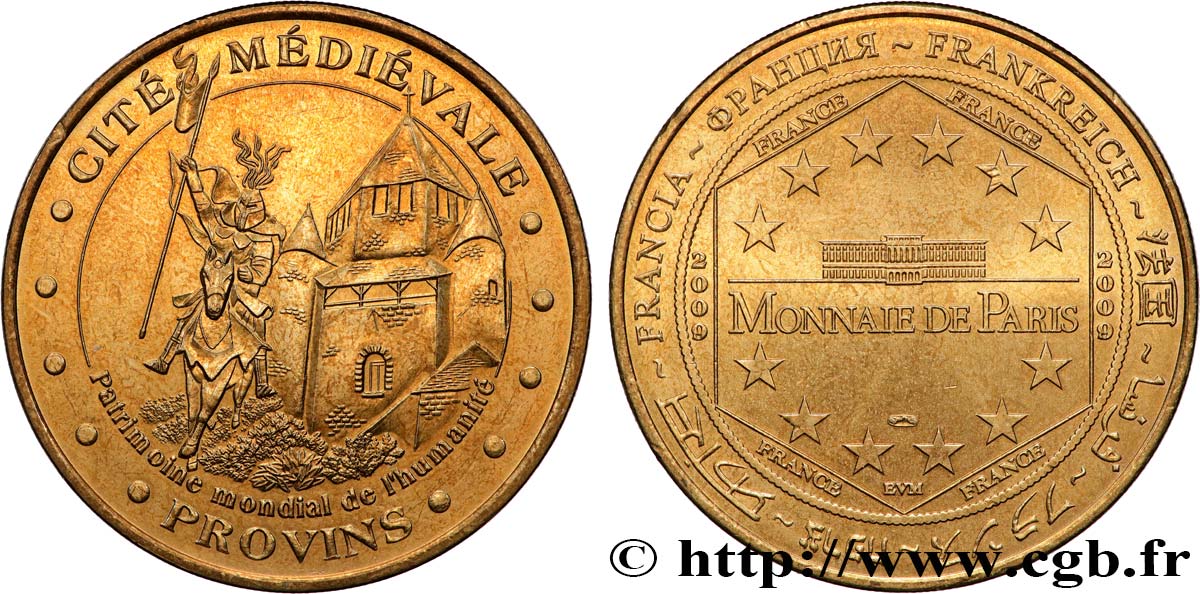 MÉDAILLES TOURISTIQUES Médaille touristique, Cité médiévale, Provins SUP