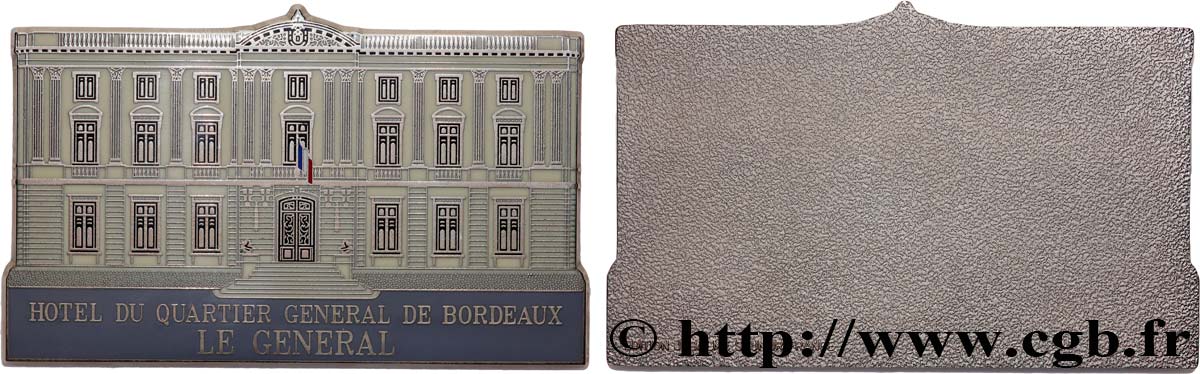 BORDEAUX Médaille, Hôtel du quartier général SPL