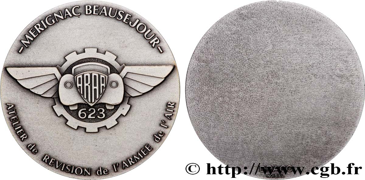 QUINTA REPUBLICA FRANCESA Médaille, Atelier de révision de l’armée de l’air EBC