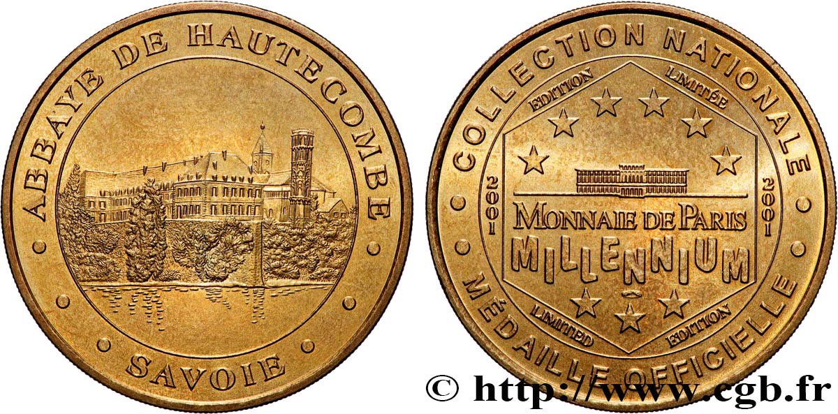 MÉDAILLES TOURISTIQUES Médaille touristique, Abbaye de Hautecombes SUP