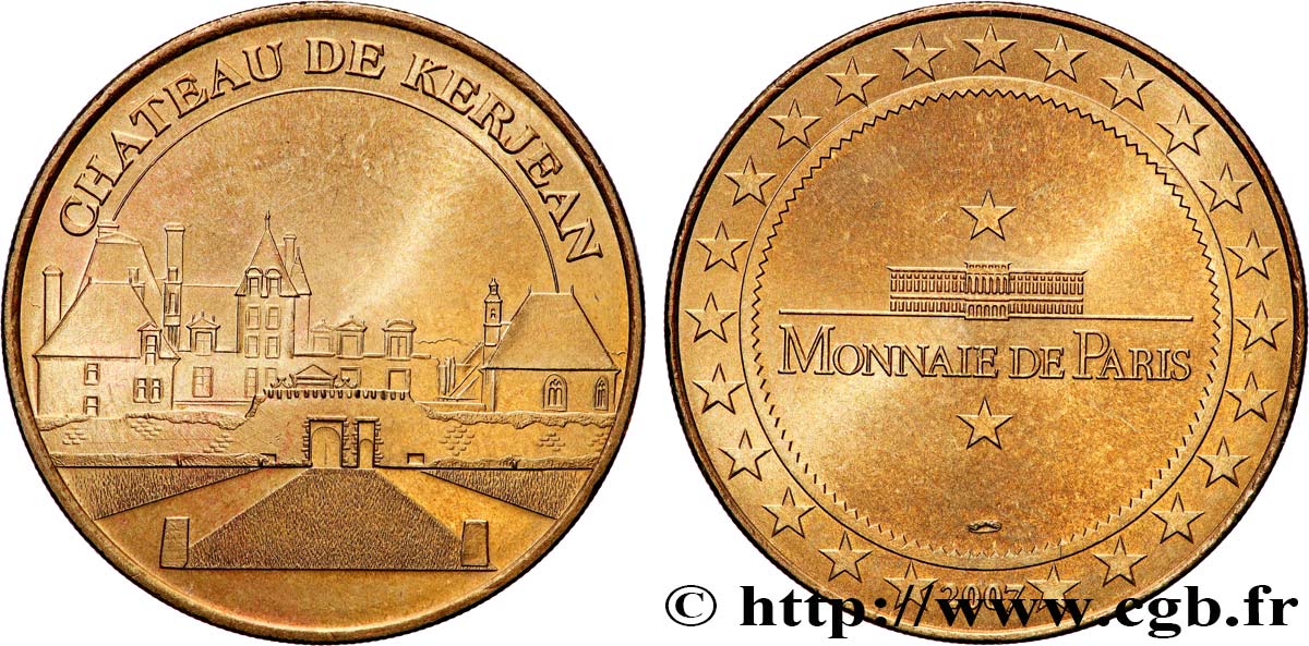 MÉDAILLES TOURISTIQUES Médaille touristique, Chateau de Kerjean SUP