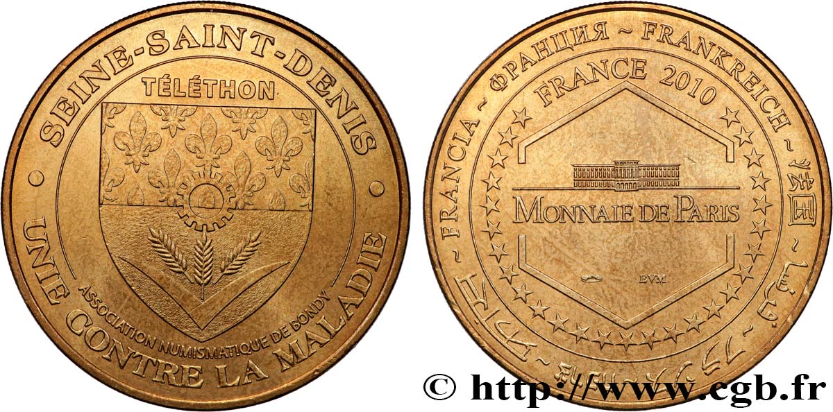 TOURISTIC MEDALS Médaille touristique, Téléthon AU
