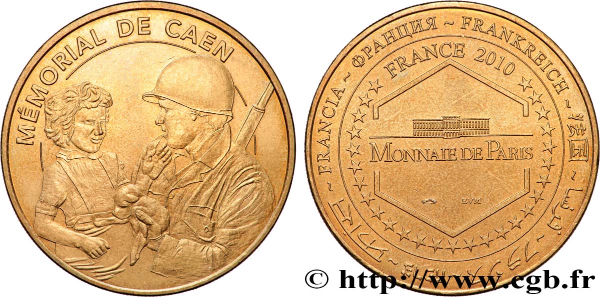 MÉDAILLES TOURISTIQUES Médaille touristique, Mémorial de Caen SUP