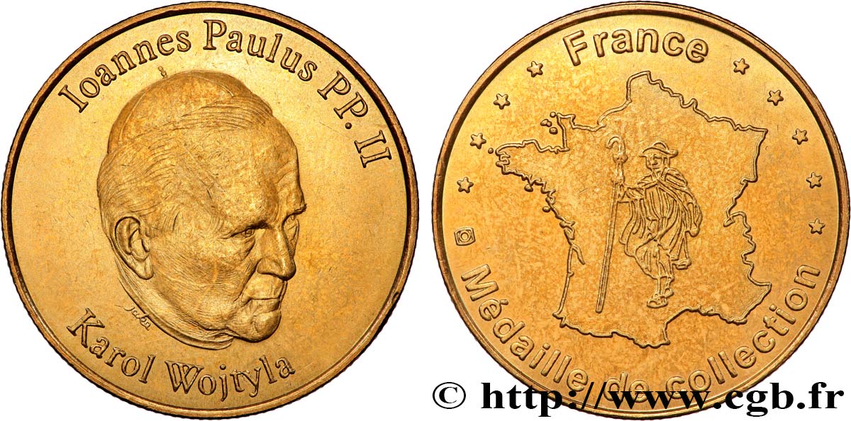 TOURISTIC MEDALS Médaille touristique, Jean Paul II AU