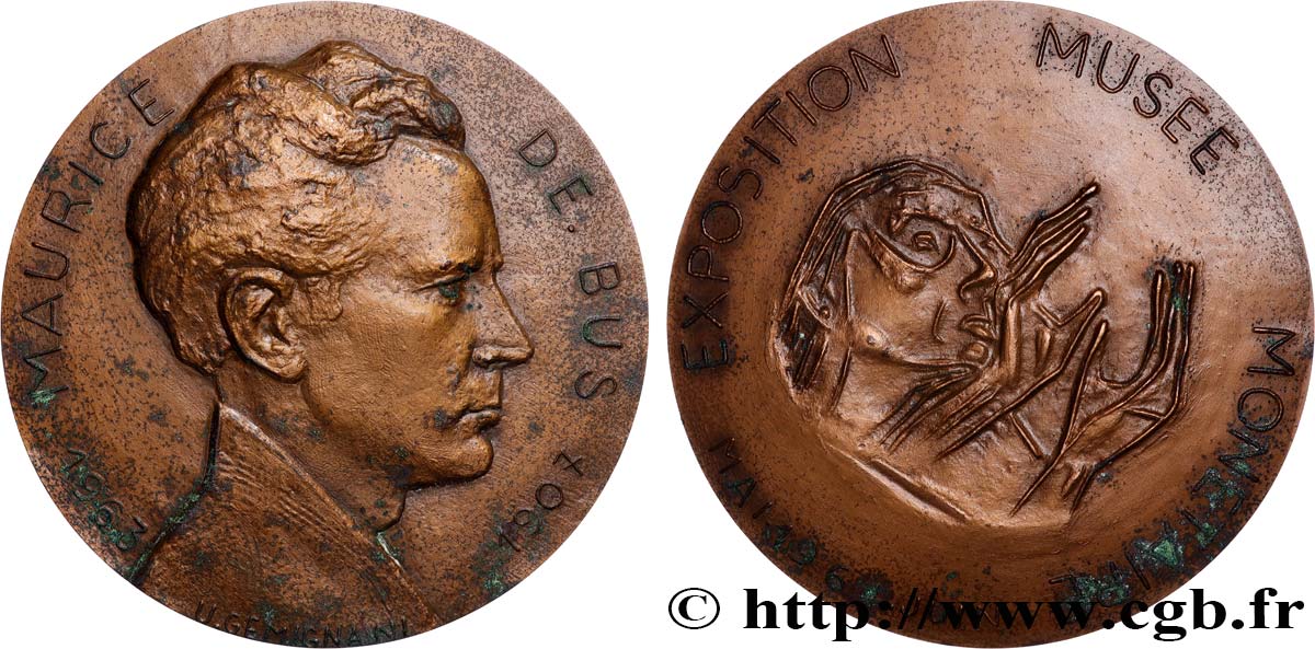 ARTISTS : MUSICIANS, PAINTERS, SCULPTORS Médaille, Hommage à Maurice Debus, n°135 AU