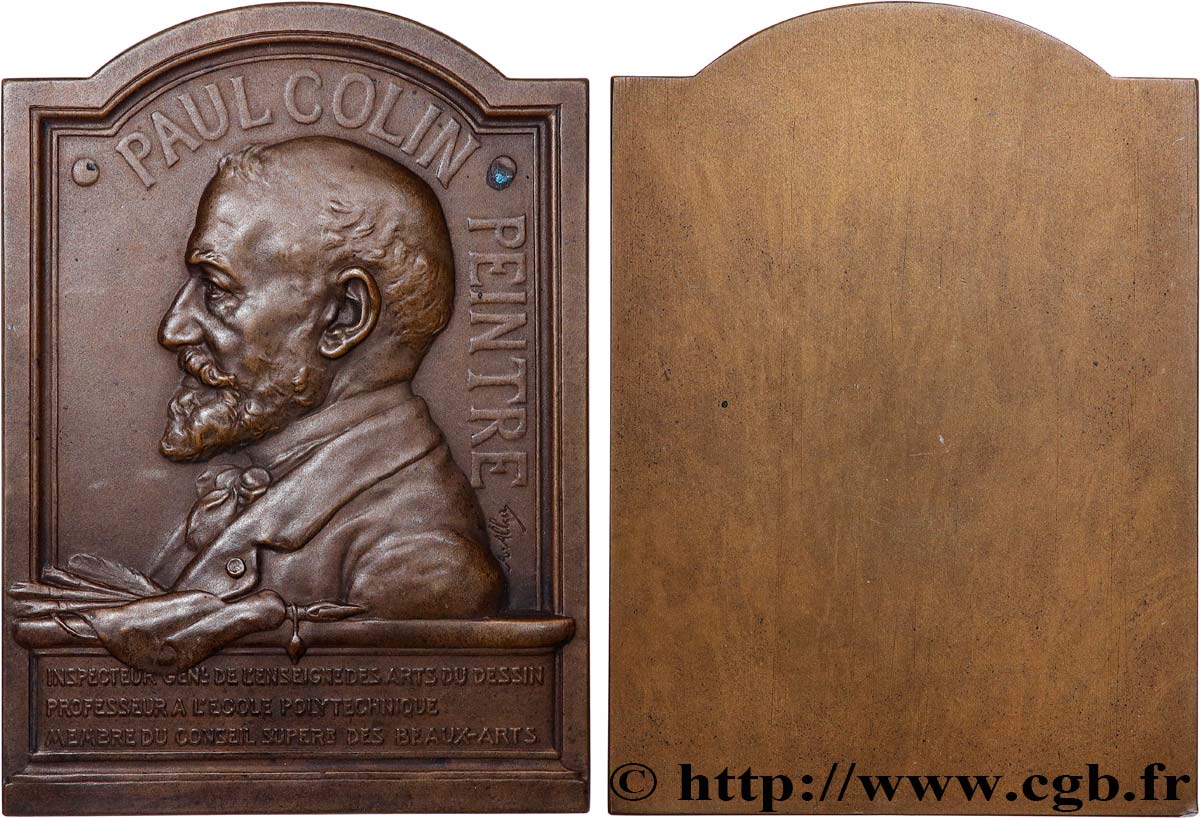 III REPUBLIC Plaquette, Paul-Alfred Colin AU