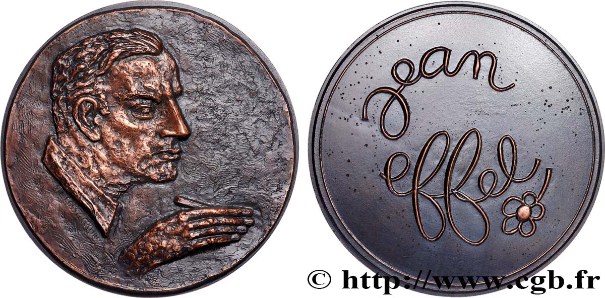 LITTÉRATURE : ÉCRIVAINS/ÉCRIVAINES - POÈTES Médaille, Jean Effel, n°8 SUP