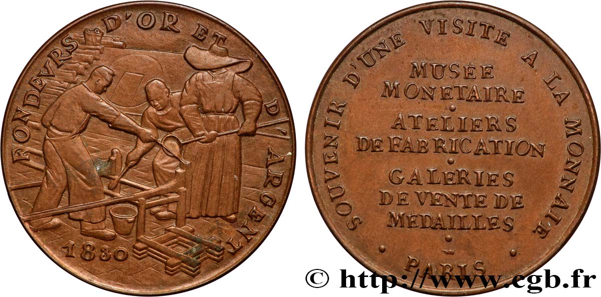 MONNAIE DE PARIS Médaille de souvenir du Musée de la Monnaie AU