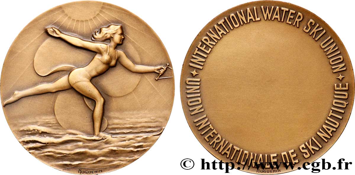 SPORTS Médaille, Union internationale de ski nautique q.SPL