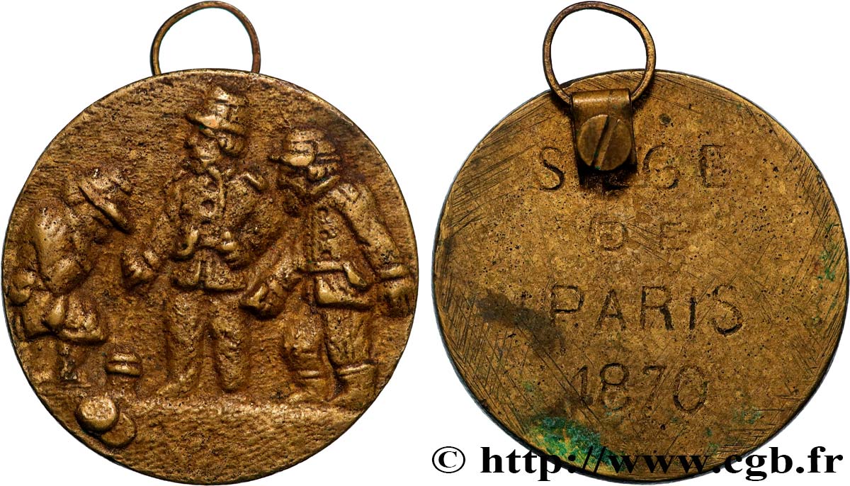 GUERRE DE 1870-1871 Médaille, Siège de Paris fSS