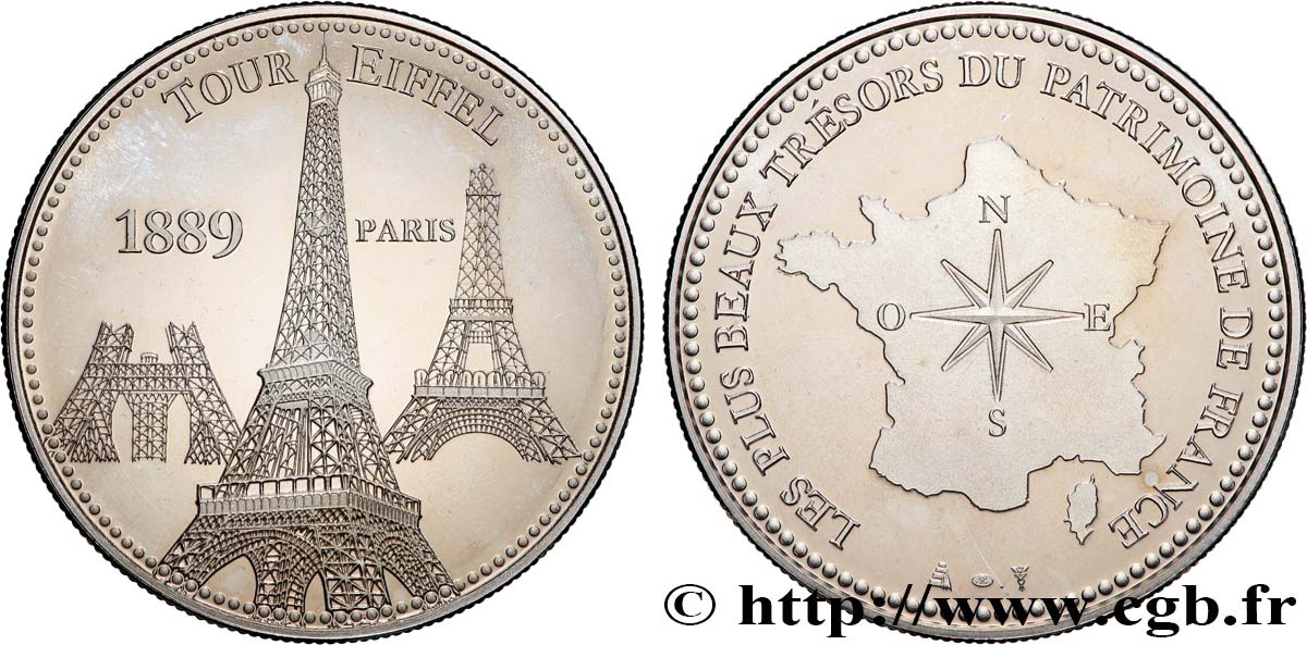 MONUMENTS ET HISTOIRE Médaille, Tour Eiffel TTB+