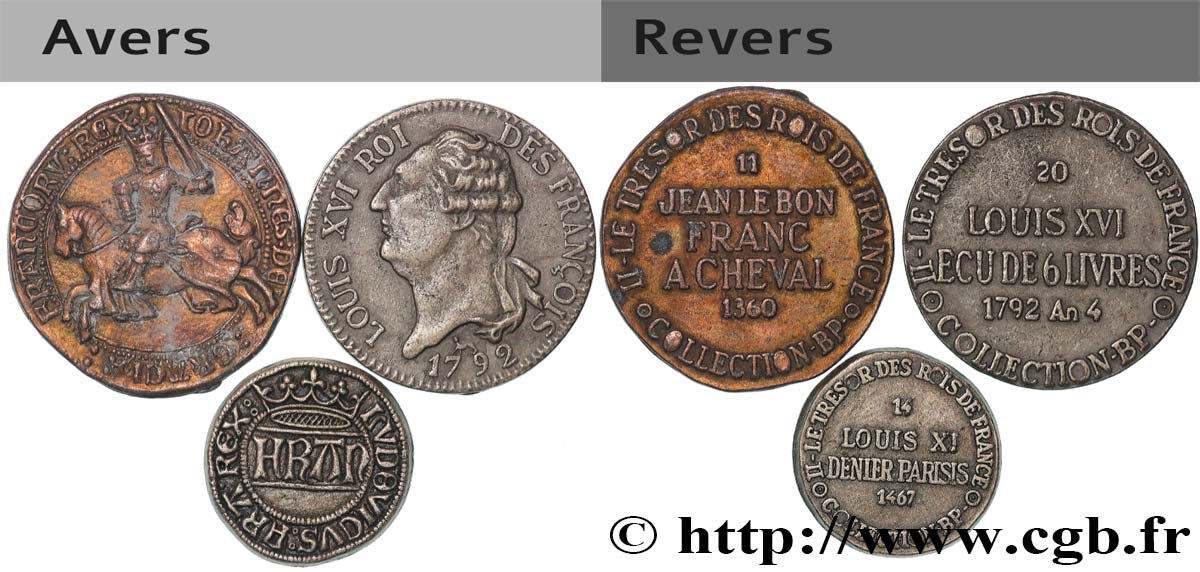 BP jetons and tokens Médailles, lot de 3 ex. AU
