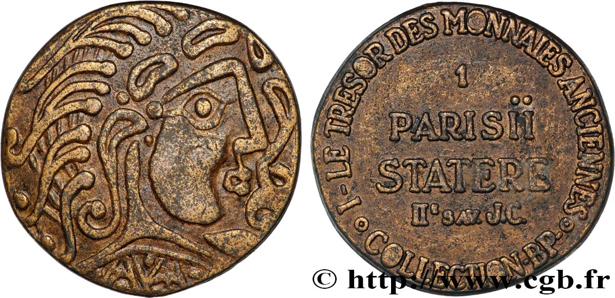 Jetons BP Médaille, Parisii, Statère n°1 TTB+