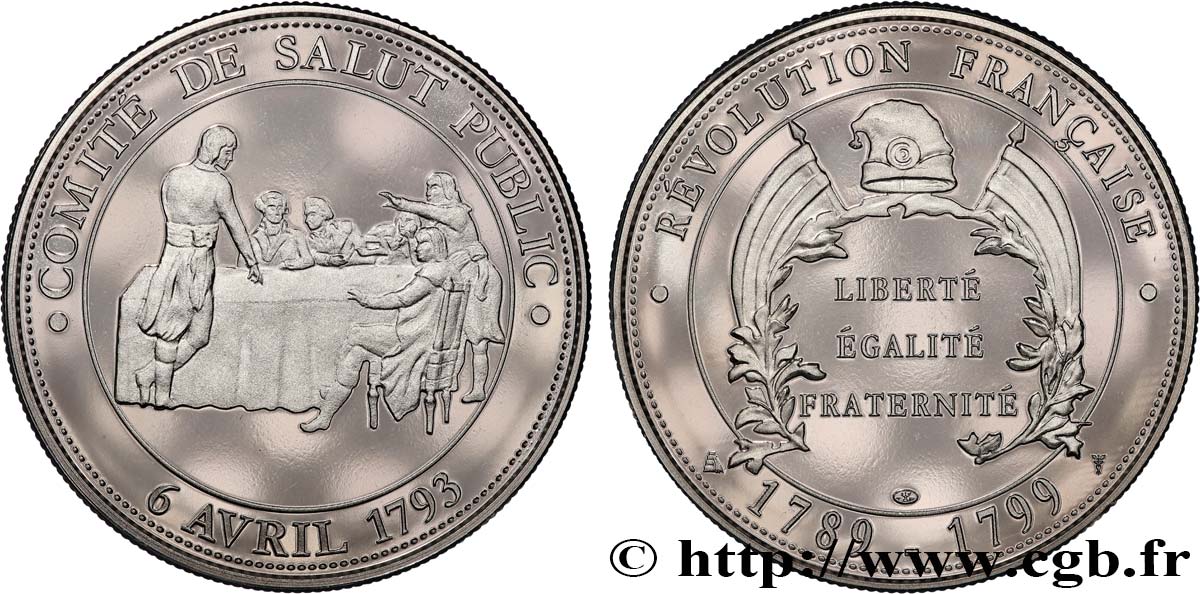 FUNFTE FRANZOSISCHE REPUBLIK Médaille, Comité de salut public fST
