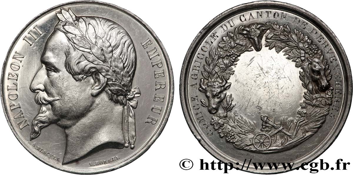 ZWEITES KAISERREICH Médaille, Comice agricole fVZ