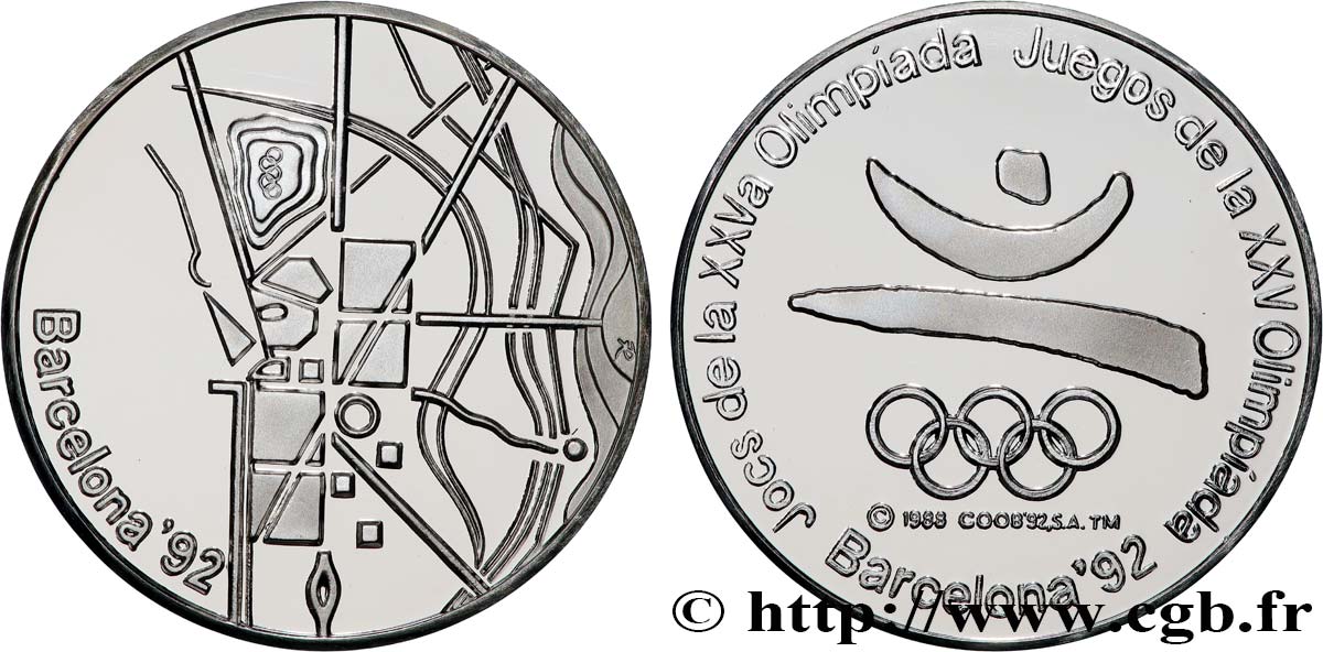 JEUX OLYMPIQUES Médaille, Jeux olympiques de Barcelone SPL