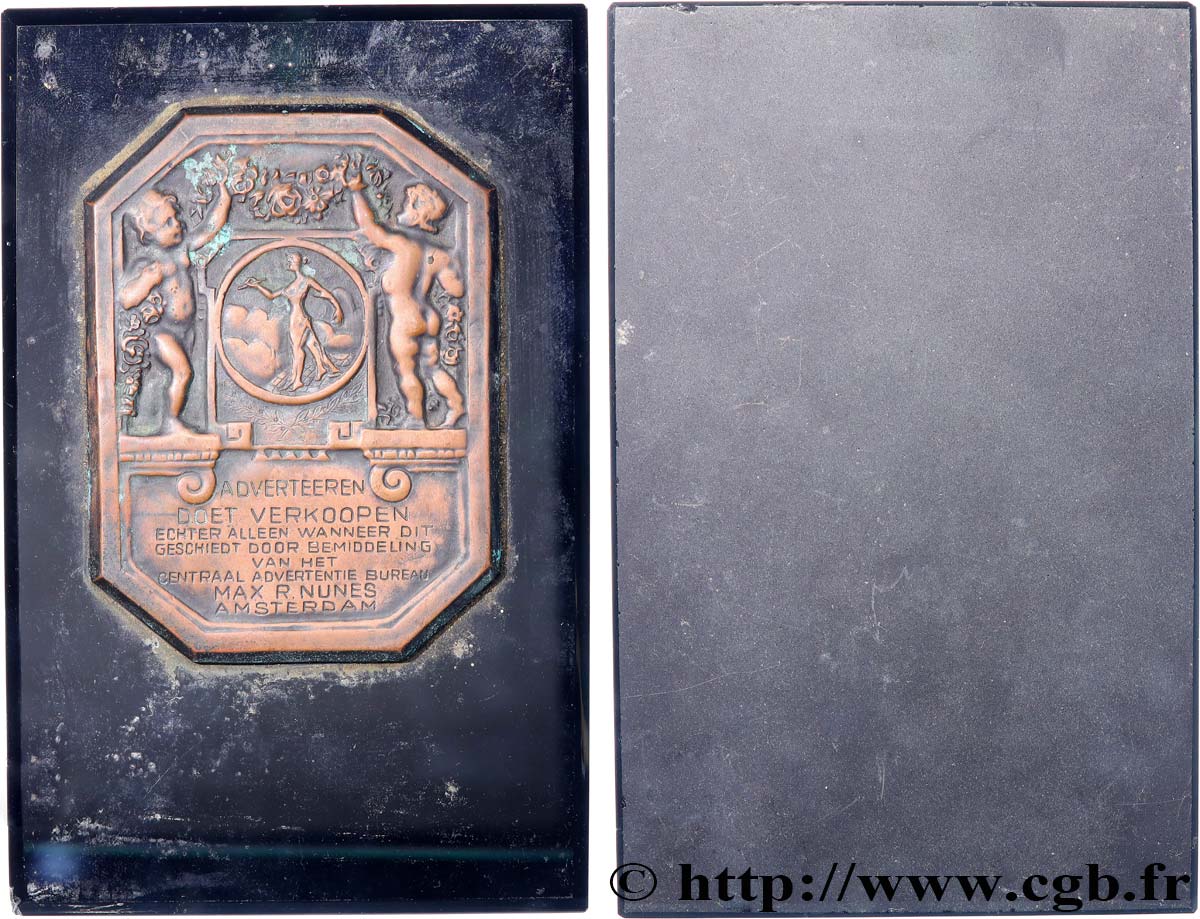 PAYS-BAS Plaque, Agence centrale de publicité TTB